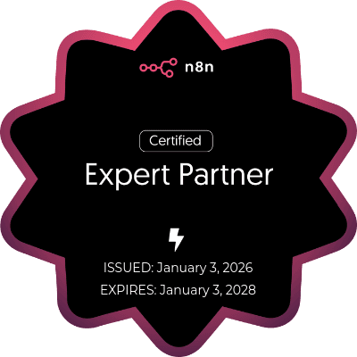 n8n Expert Partner Badge